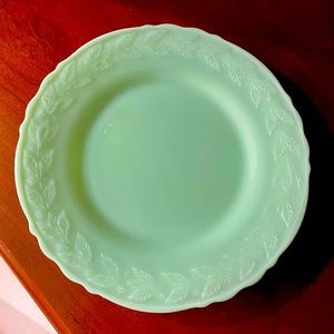 Vintage McKee Laurel Jadeite Dinner Plate